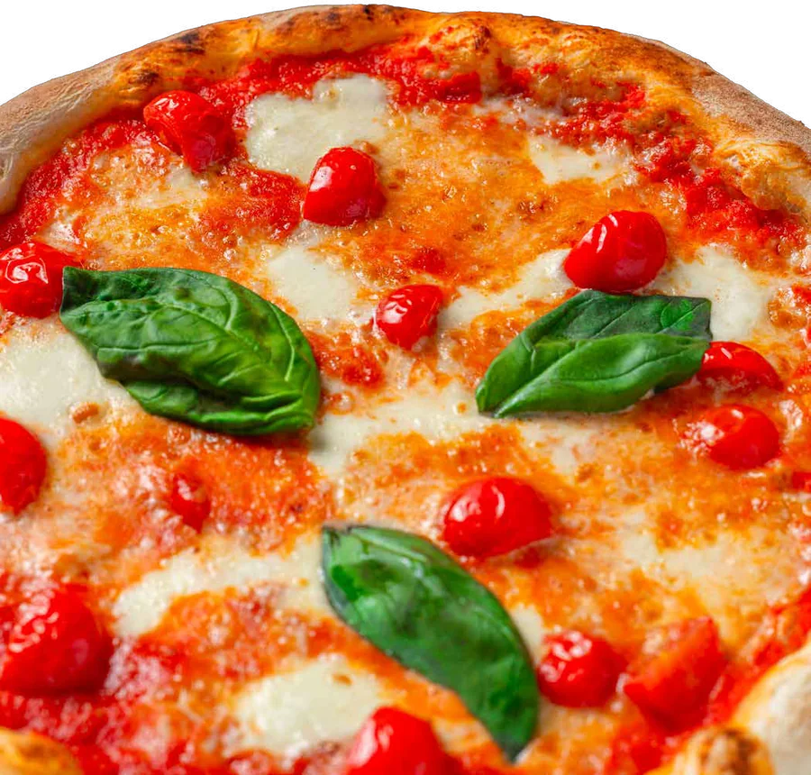 Primo piano di una margherita della Pizzeria Nuvola